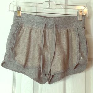 Girls gray/silver dolphin style shorts